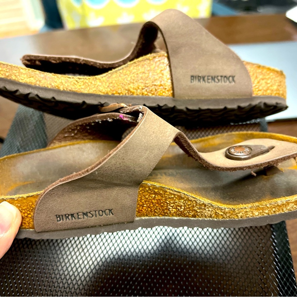 Birkenstock Gizeh Kids Birko-Flor Size 32 (1-1/5) Mocha